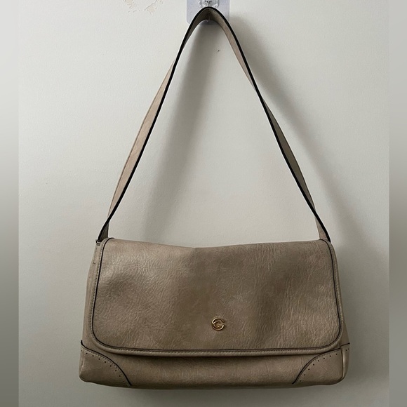 Cornell Handbags - Beige Rectangle Shoulder Bag